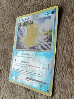 2007 Pokemon TCG DP Secret Wonders Psyduck Reverse Holo 100/132 MP/HP - Image 2