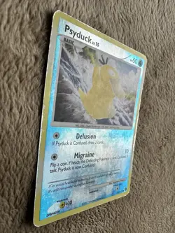 2007 Pokemon TCG DP Secret Wonders Psyduck Reverse Holo 100/132 MP/HP - Image 5
