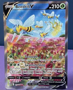 Pokemon Beedrill V #161/189 Alternative Art Astral Radiance NM TCG Card - Image 1