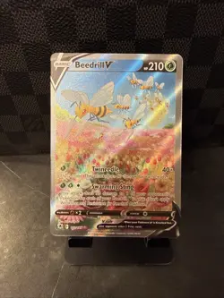 Pokemon Beedrill V #161/189 Alternative Art Astral Radiance NM TCG Card - Image 1