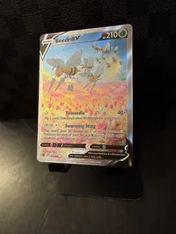 Pokemon Beedrill V #161/189 Alternative Art Astral Radiance NM TCG Card - Image 5
