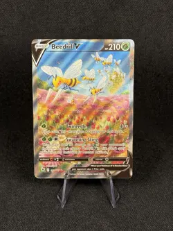 Pokemon Beedrill v Alternate Full Art Astral Radiance Card 161/189 Ultra Rare NM - Image 1