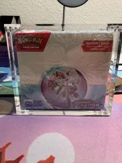 Pokemon TCG SV09 Journey Together Enhanced Booster Box Sealed New with Acrylic - Image 1