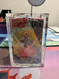 Pokemon TCG SV09 Journey Together Enhanced Booster Box Sealed New with Acrylic - Image 2