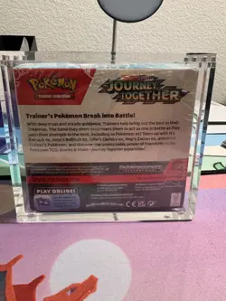Pokemon TCG SV09 Journey Together Enhanced Booster Box Sealed New with Acrylic - Image 3