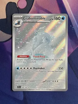 Pokemon TCG Stellar Crown - 149/142 Crabominable - Illustration Rare - Image 5