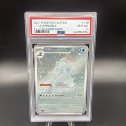 Crabominable Illustration Rare 149/142 PSA 10 Stellar Crown Pokemon TCG - Image 1
