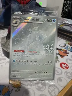Pokemon TCG Crabominable Illustration Rare Stellar Crown 149/142 Advent Promo - Image 1