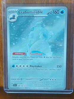 Pokemon TCG Crabominable 149/142 - English Stellar Crown IR Illustration Rare - Image 1