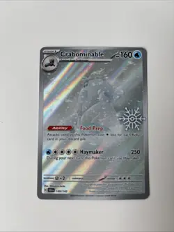 Pokemon TCG Crabominable Illustration Rare Card Stellar Crown 149/142 - Image 1