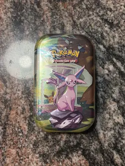 Pokemon TCG: Prismatic Evolutions Espeon Mini Tin Factory Sealed Brand NEW - Image 1