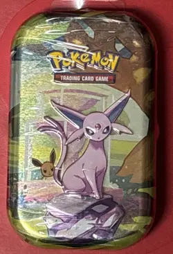 Pokemon TCG: Prismatic Evolutions Espeon Mini Tin Factory Sealed Brand NEW - Image 1