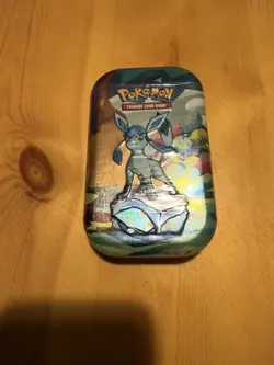 Prismatic Evolutions Mini Tin - Glaceon Art - Sealed Brand NEW - Pokemon TCG - Image 1
