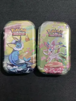 2 Prismatic Evolutions Mini Tins - Sealed Brand New - Pokemon TCG - Image 1