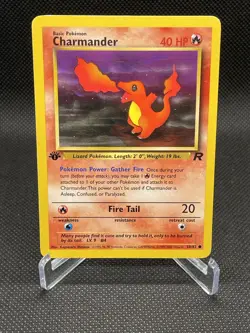 Charmander Pokemon TCG 50/82 Team Rocket 1st Edition - Image 1