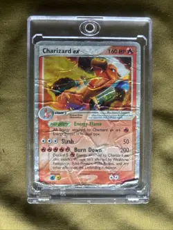 Pokemon TCG Charizard EX FireRed LeafGreen Holo Ultra Rare Card 105/112 - Image 1