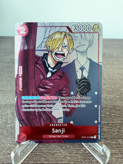 Sanji (Alternate Art) OP01-013 One Piece Promotion Cards Foil - Image 1