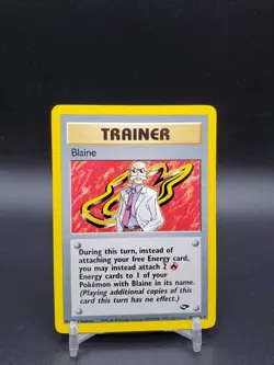 Blaine 100/132 Gym Challenge LP Pokemon Card - Image 1