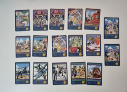 One Piece Carddass Visual Adventure Japanese Vintage Card Lot 18 Cards - Image 1