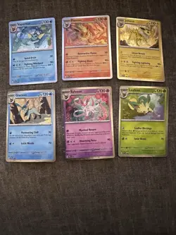 Prismatic Evolutions Eeveelutions Black Star Promos Lot of 6 Pokemon Card Lot NM - Image 1