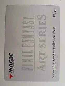 MTG - Summon: Esper Ramuh - Gold Stamped Signature Art Card - 40/53 - Image 2