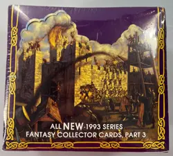 TSR AD&D 2nd Ed. 1993 Fantasy Trading Cards, Part 3 Purple Box (36 Packs) - NIS - Image 1