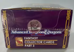 TSR AD&D 2nd Ed. 1993 Fantasy Trading Cards, Part 3 Purple Box (36 Packs) - NIS - Image 2