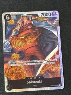 ONE PIECE Card Game - Sakazuki SR OP02-099 NM Paramount War English - Image 1