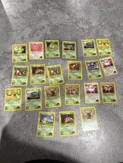 Pokemon Gym Heroes Erika's Pokemon Card Lot - Vintage - Image 1