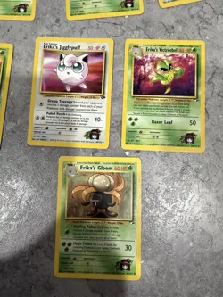 Pokemon Gym Heroes Erika's Pokemon Card Lot - Vintage - Image 2