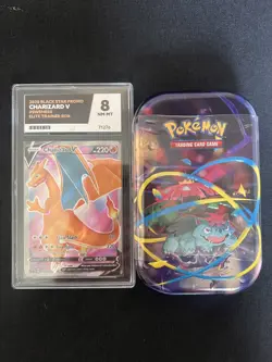 🔥Pokemon PSA/ACE Graded Card + Tin Bundles🔥Vaporeon - Charizard - Cycling Road - Image 2
