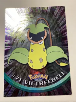 VICTREEBELL #71 Pokemon Card TCG FOIL Topps TV Animation - Image 1