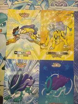 14 Holo Lot Entei Suicune Raikou Different Non-TCG Sets Pokemon Cards Fan Art - Image 2
