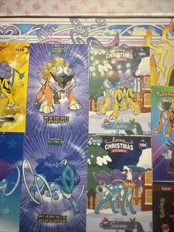 14 Holo Lot Entei Suicune Raikou Different Non-TCG Sets Pokemon Cards Fan Art - Image 4