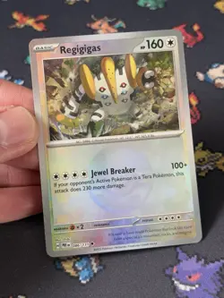Pokemon Cards Regigigas 086/131 Pokeball Reverse Holo Prismatic Evolution- (NM) - Image 2