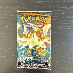 Pokemon Sun & Moon Ultra Prism Booster Pack 10 Cards Arceus English TCG - Image 1