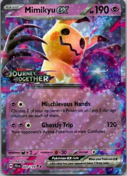 Mimikyu ex (Journey Together Stamped) Double Rare Miscellaneous Cards & Products - Image 1