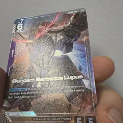 Gundam Card Game Gundam Barbatos Lupus GD03-050 LR+ Steel Requiem - Image 2