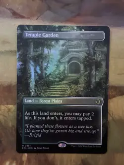 Temple Garden (Borderless) Lorwyn Eclipsed Foil - Image 1