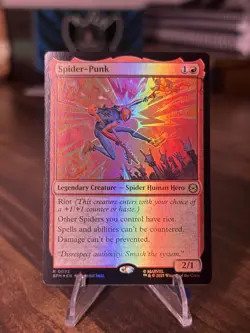 Spider-Punk - FOIL - 0092 - Marvel's Spider-Man MTG - NM/M - Image 1