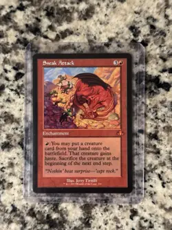 Sneak Attack - Retro Frame - Dominaria Remastered - DMR MTG - Image 1