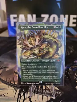 Kura, the Boundless Sky (Borderless) Kamigawa: Neon Dynasty Regular Mythic NM - Image 1