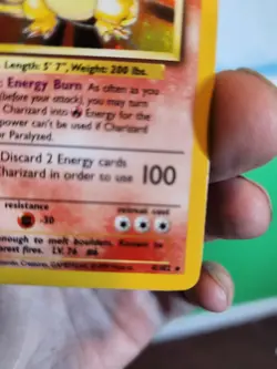 Pokemon TCG Charizard Base Set 4/102 Holo 1999-2000 Wizards Base Set Holo rare - Image 4