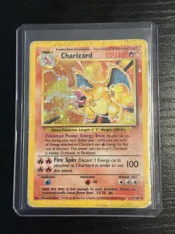 Pokemon TCG Charizard Base Set 4/102 Holo 1999-2000 Wizards Base Set Rare - Image 1