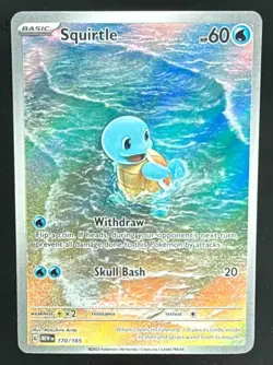 A. 2023 Pokemon Gaming SV 151 - MEW EN Squirtle #170/165 - Image 1