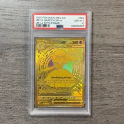 Mega Gardevoir ex Gold Mega Hyper Rare PSA 10 | 2025 Pokemon Mega Evolution - Image 1