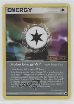 Holon Energy WP Reverse Foil Pokemon EX Dragon Frontiers #86 2006 - Image 1