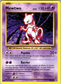 Mewtwo 51/108 XY - Evolutions Pokemon TCG NM - Image 1