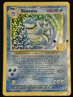 Blastoise 2/102 NM Celebrations 25th Anniversary 2021 Holo Pokemon 1 DAY SHIP! - Image 1
