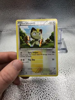 Meowth 102/101 Holo Secret Rare Pokemon TCG BW Noble Victories LP-NM - Image 1